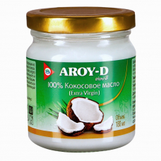 Кокосовое масло холодного отжима Aroy-D, 180 мл