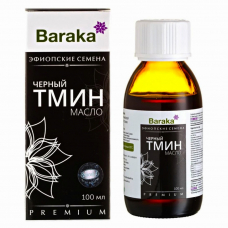 Масло черного тмина Baraka из эфиопских семян Premium, 100 мл