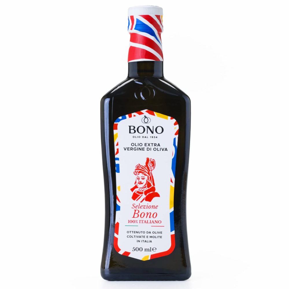 Оливковое масло BONO Selezione 100% Italiano Extra Virgin Италия, 500 мл оливковое масло bono organic qitterra extra virgin италия, 500 мл - bono 78