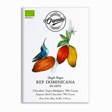 Горький шоколад 70% Доминикана Органик Chocolate Organiko, 50г Горький шоколад 70% Доминикана Органик Chocolate Organiko, 50г