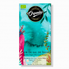 Горький шоколад 70% с цветком соли Органик Chocolate Organiko, 70г Горький шоколад 70% с цветком соли Органик Chocolate Organiko, 70г