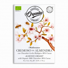 Молочный шоколад 36% с миндалем Органик Chocolate Organiko, 50г