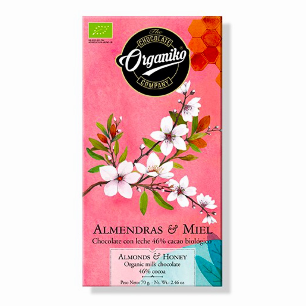 молочный шоколад 46% с мадагаскарской ванилью органик chocolate organiko, 70г - chocolate organiko 88