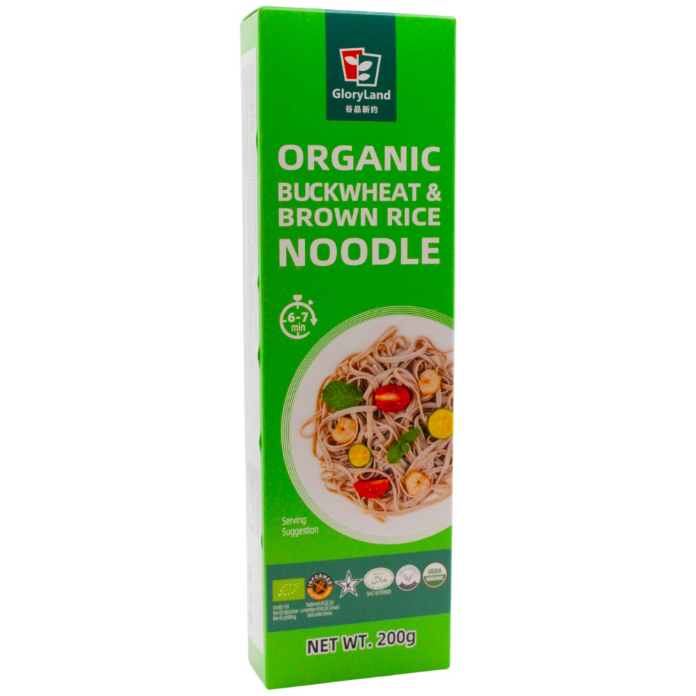 лапша рамен из бурого риса без глютена, не жирная, органик gloryland, 280г - gloryland 83