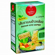 Лапша Рамен из коричневого риса без глютена Happy Noodles, 280г