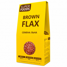 Льняные семечки коричневые Brown flax seeds Компас Здоровья, 150г