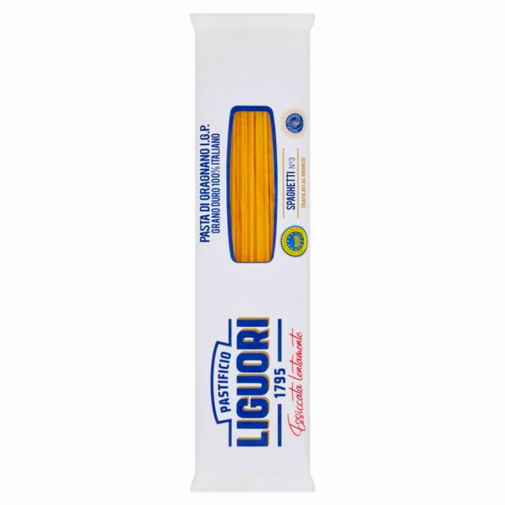 Спагетти №3 I.G.P. из твердых сортов пшеницы Pasta Di Gragnano Liguori, 500г пенне ригате №42 i.g.p. из твердых сортов пшеницы pasta di gragnano liguori, 500г - pastificio liguori 77