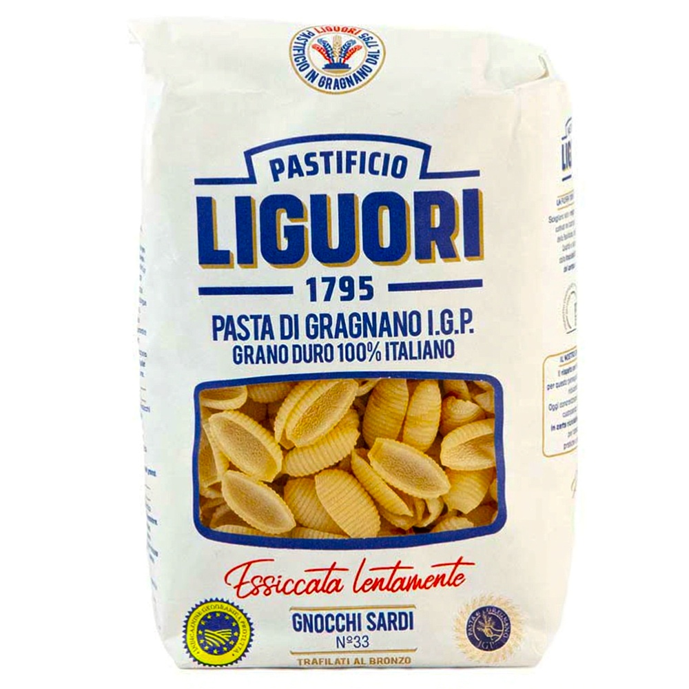 Ньокки Сарди №33 I.G.P. из твердых сортов пшеницы Pasta Di Gragnano Liguori, 500г спагеттини №2 i.g.p. из твердых сортов пшеницы pasta di gragnano liguori, 500г - pastificio liguori 89
