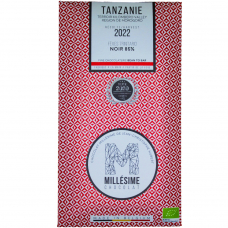 Бельгийский горький шоколад без глютена Органик Премиум 85% Танзания Millesime, 70 гр