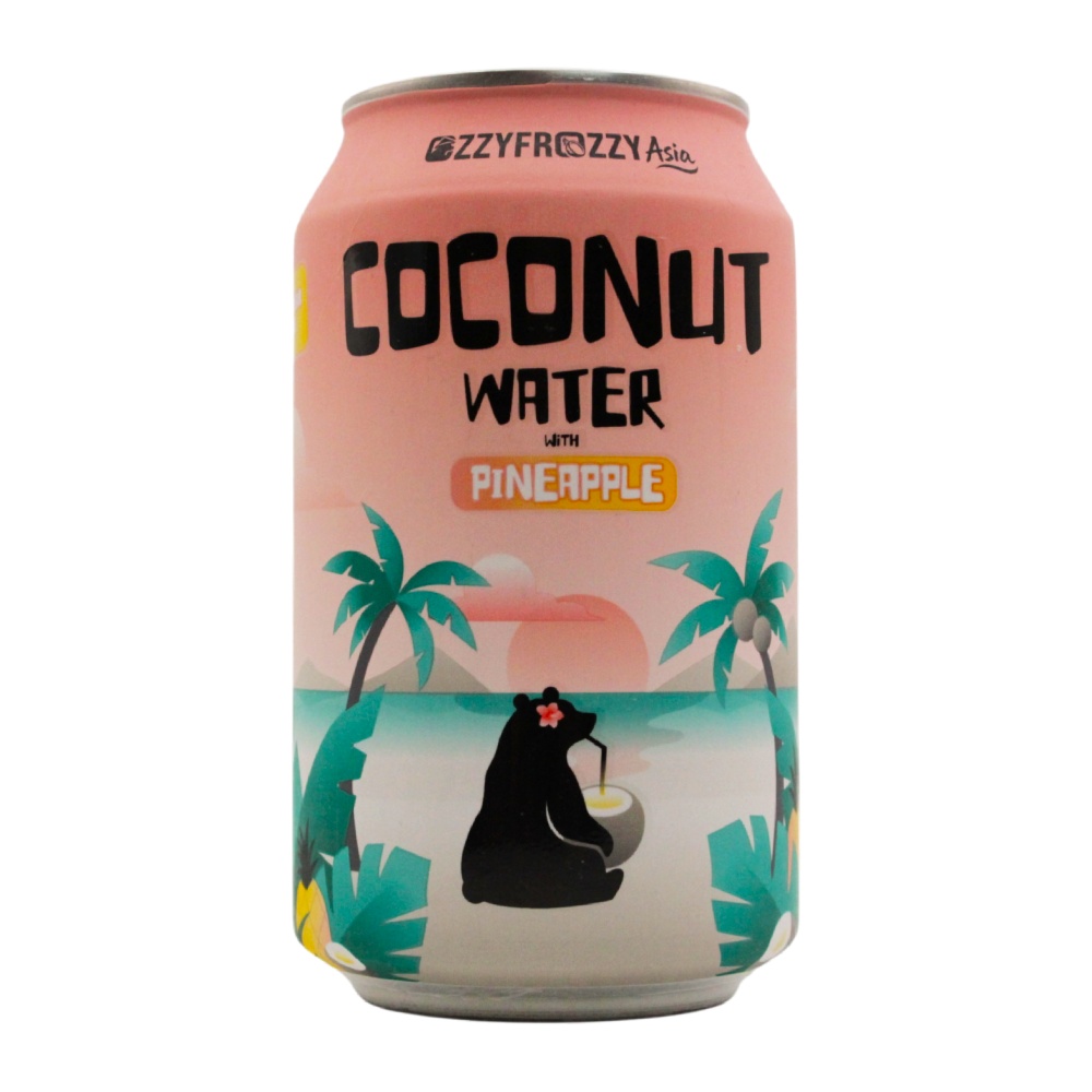 кокосовая вода 100% pure без сахара ozzyfrozzy asia, 330 мл - ozzyfrozzy asia 80