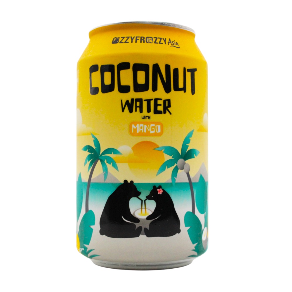 кокосовая вода 100% pure без сахара ozzyfrozzy asia, 330 мл - ozzyfrozzy asia 79