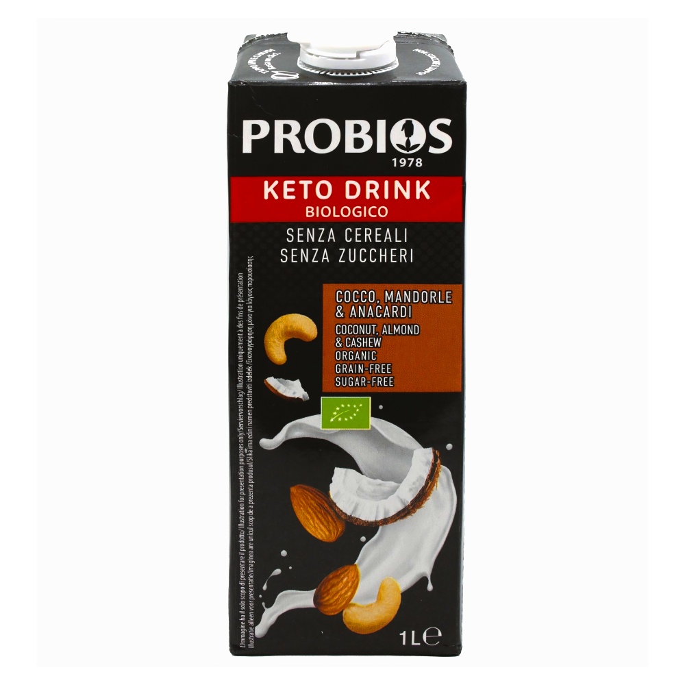 овсяное молоко без сахара и глютена натуральное organic probios италия, 1 л - probios 80