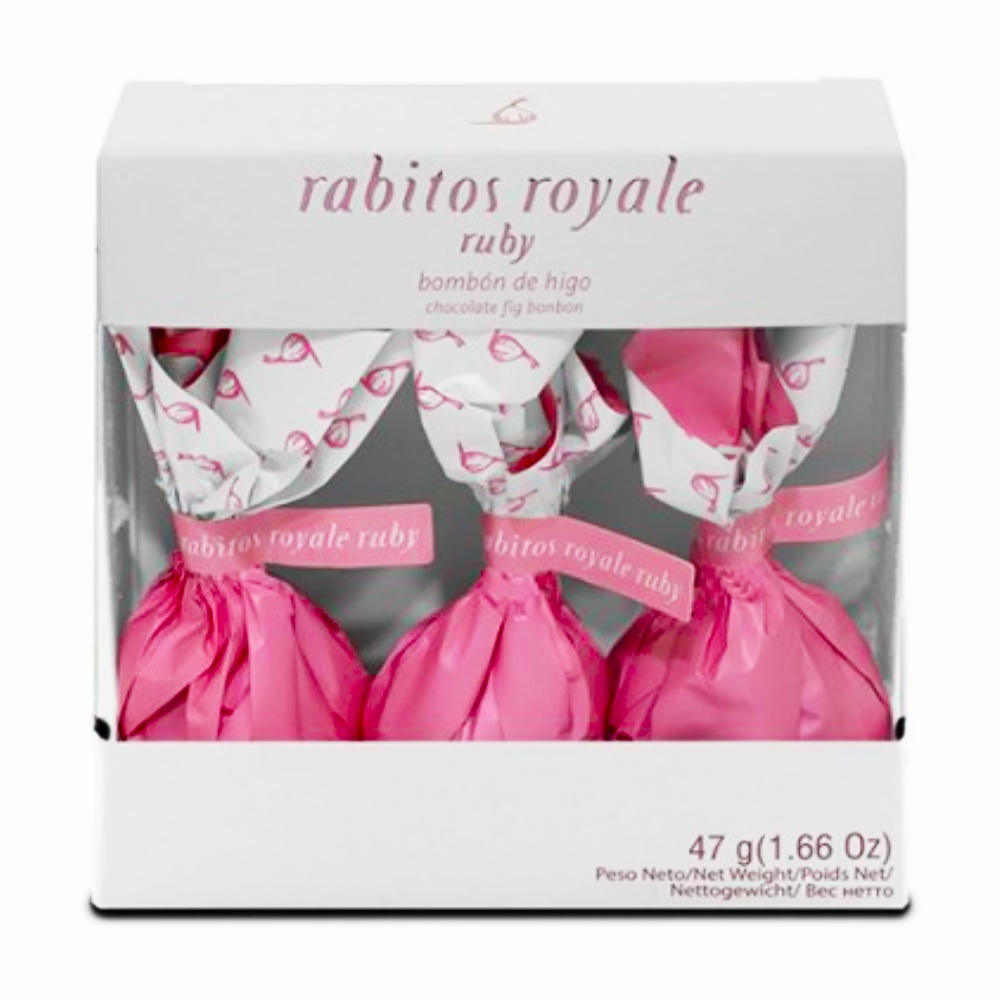 Инжир в рубиновом шоколаде с ликером Марк де Кава №3 Ruby Rabitos Royale, 47г инжир в темном шоколаде с трюфельным кремом dark rabitos royale, 1кг - rabitos royale 97