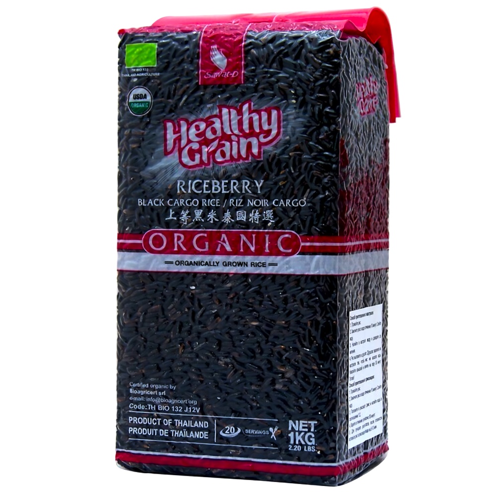 рис жасмин тайский organic sawat-d, 1 кг - sawat-d 78
