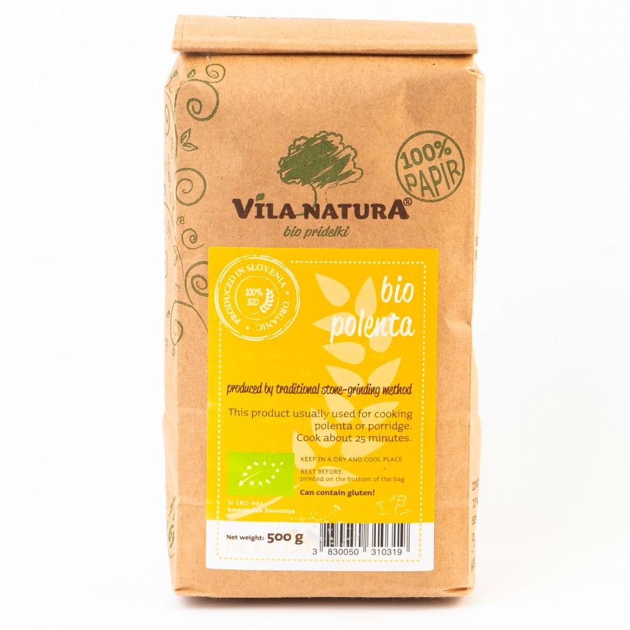 Кукурузная крупа Полента БИО Vila Natura, 500 гр