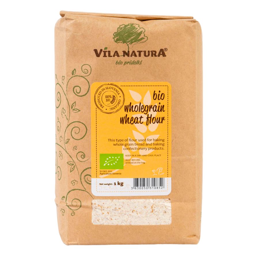Мука пшеничная цельнозерновая БИО Vila Natura, 1 кг