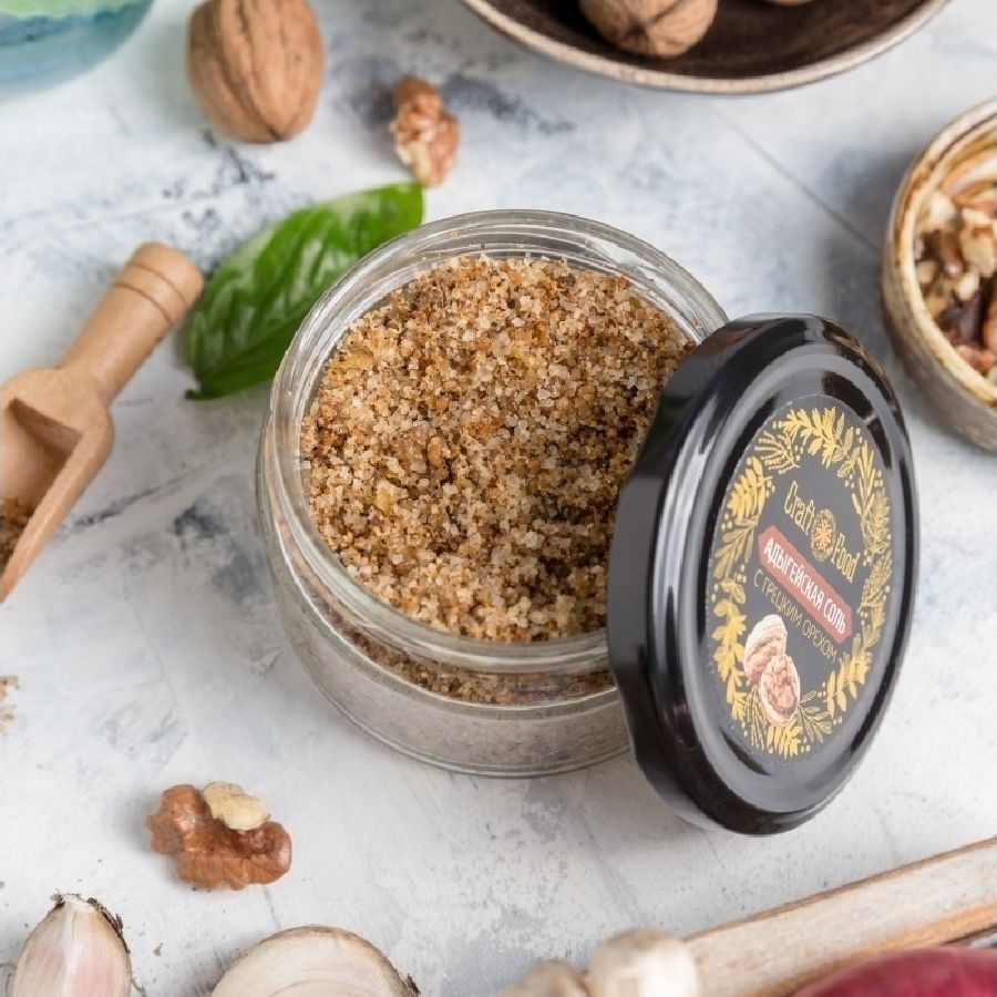 Адыгейская соль с грецким орехом Craft food, 180 гр