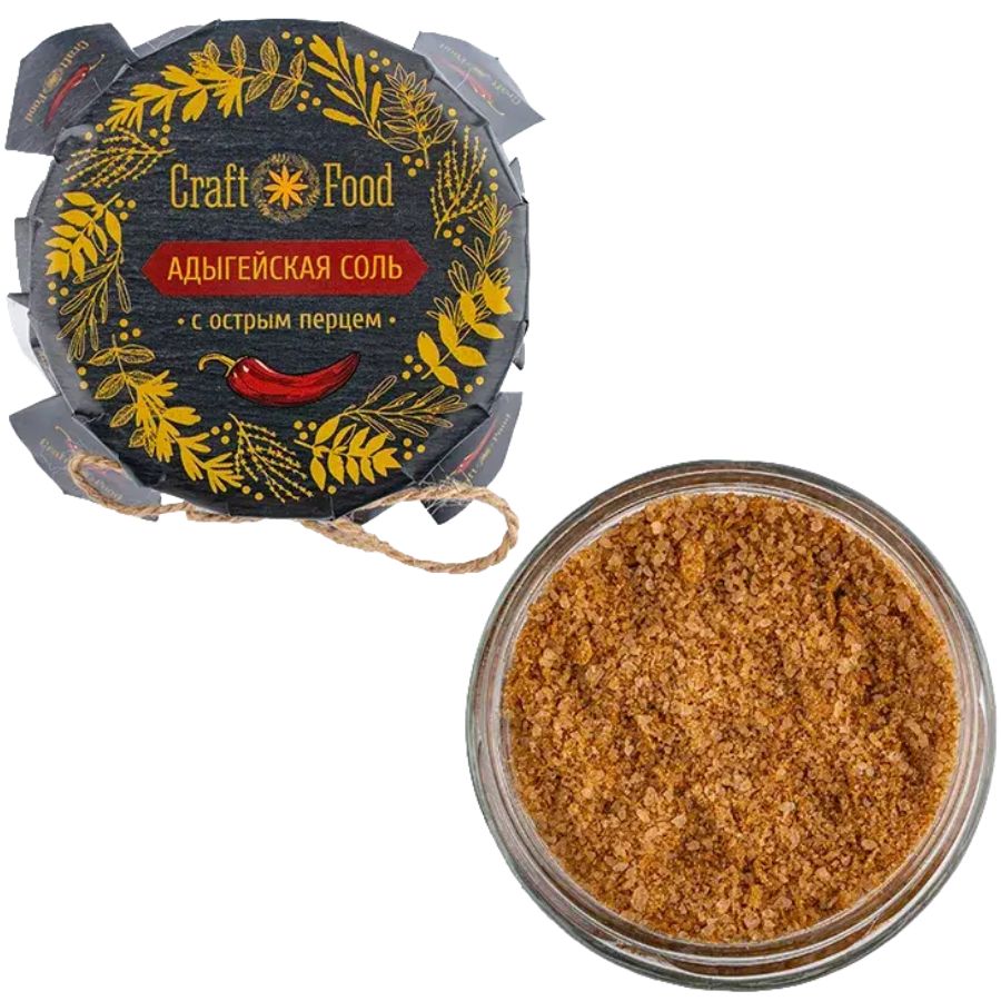 Адыгейская соль с острым перцем Craft Food, 200 гр