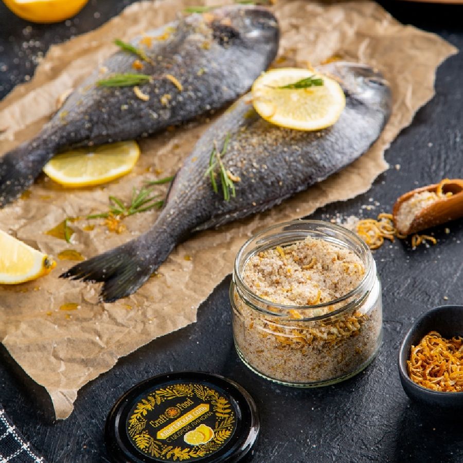 Адыгейская соль с цедрой лимона Craft food, 180 гр