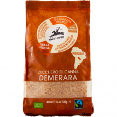 Тростниковый сахар Demerara коричневый BIO Alce Nero Италия, 500г