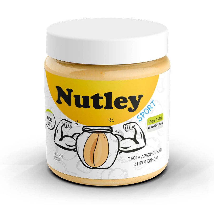 Арахисовая паста с протеином Nutley, 500 гр