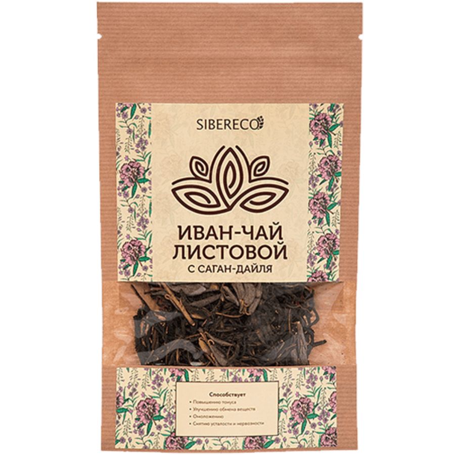 Иван-чай листовой и саган-дайля SIBERECO, 30 гр