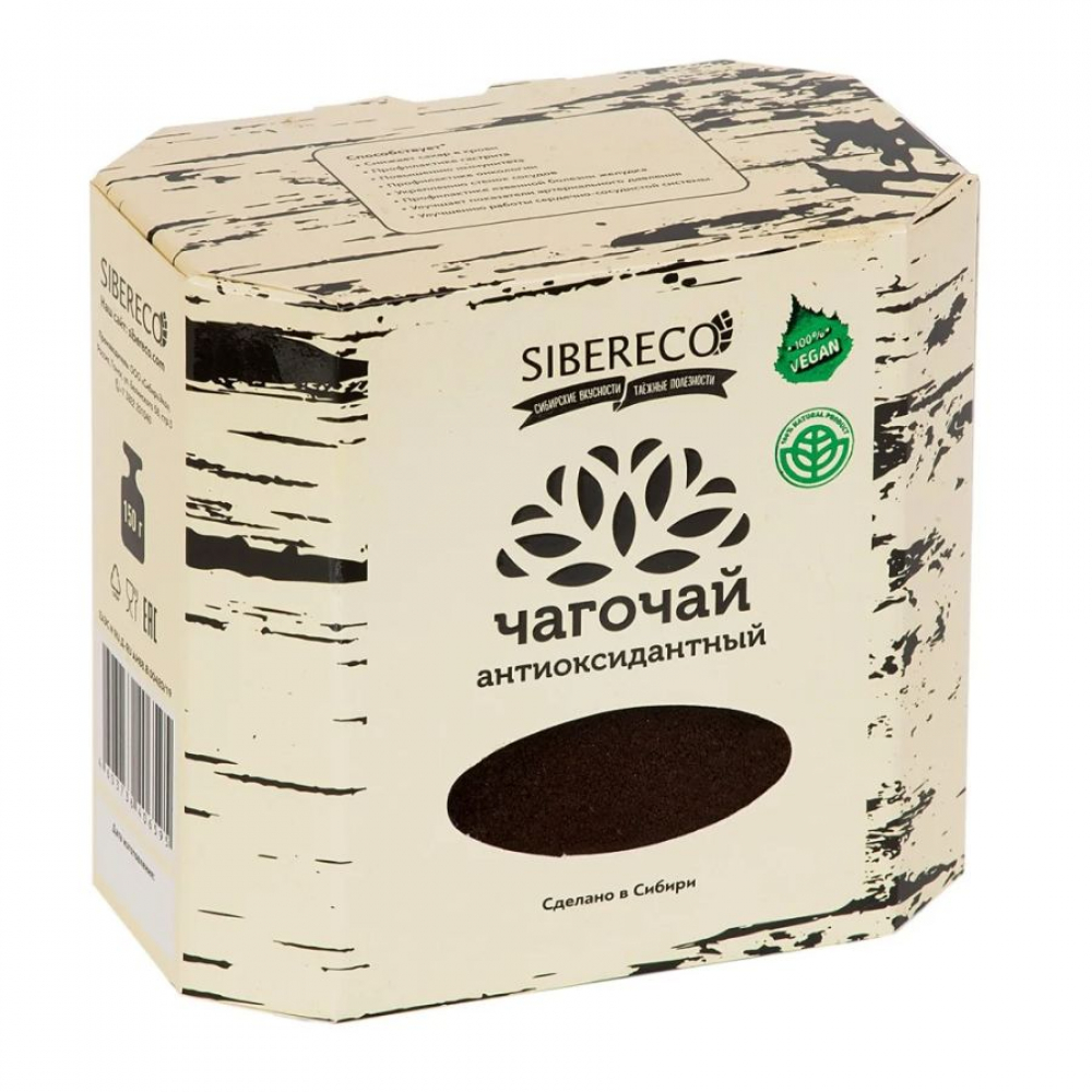 чага чай антиоксидантный гранулированный sibereco, 100 гр - sibereco 103