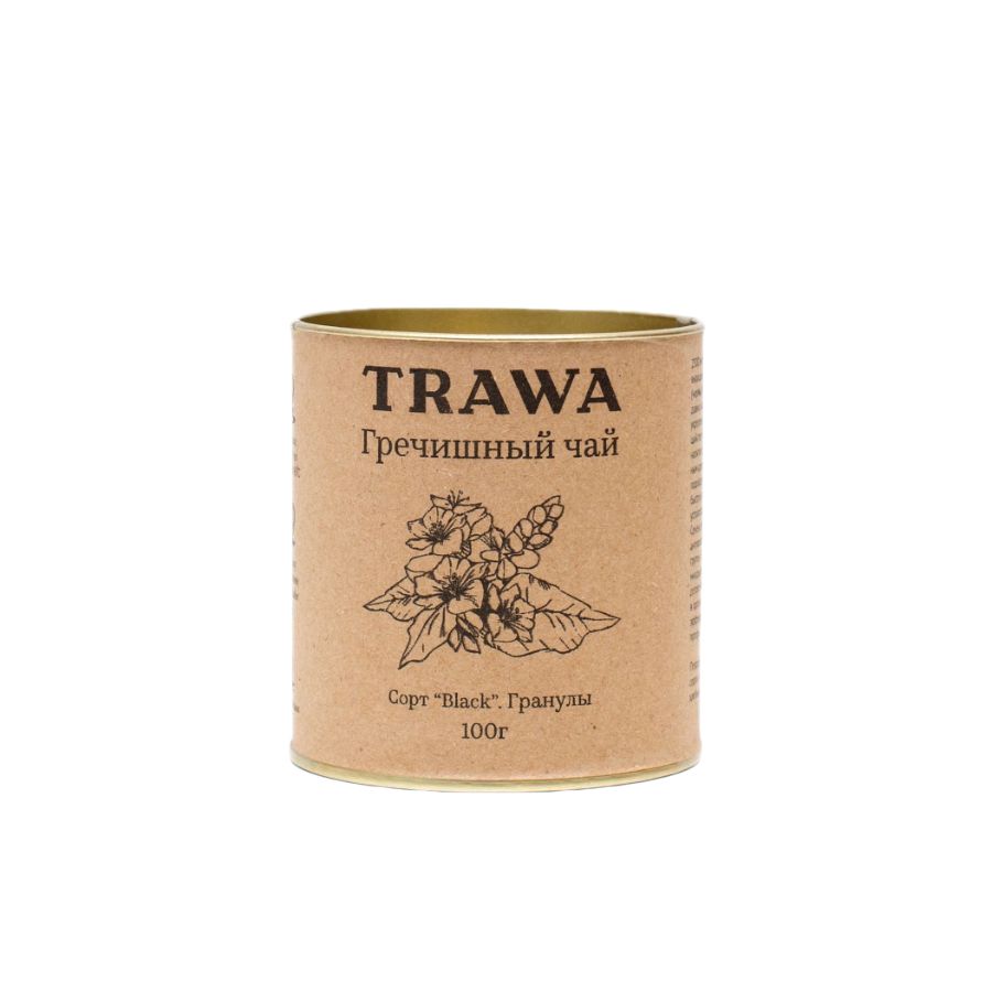 Гречишный чай TRAWA сорт Black, гранулы, 100 гр