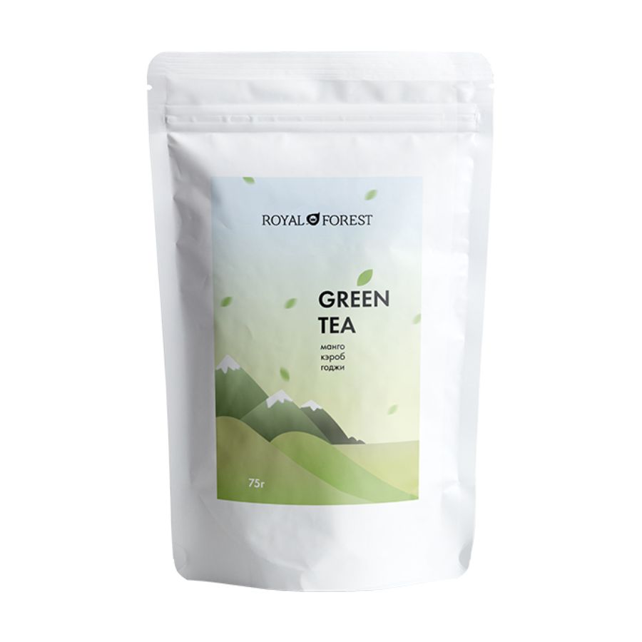 Зеленый чай Royal Forest байховый ганпаудер, 75 гр