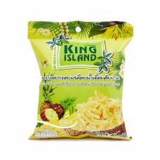 Кокосовые чипсы KING ISLAND с ананасом, 40 гр