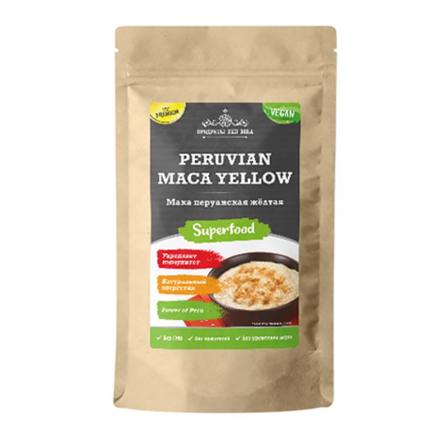 Перуанская мака желтая Продукты XXII века, молотая, 100 гр
