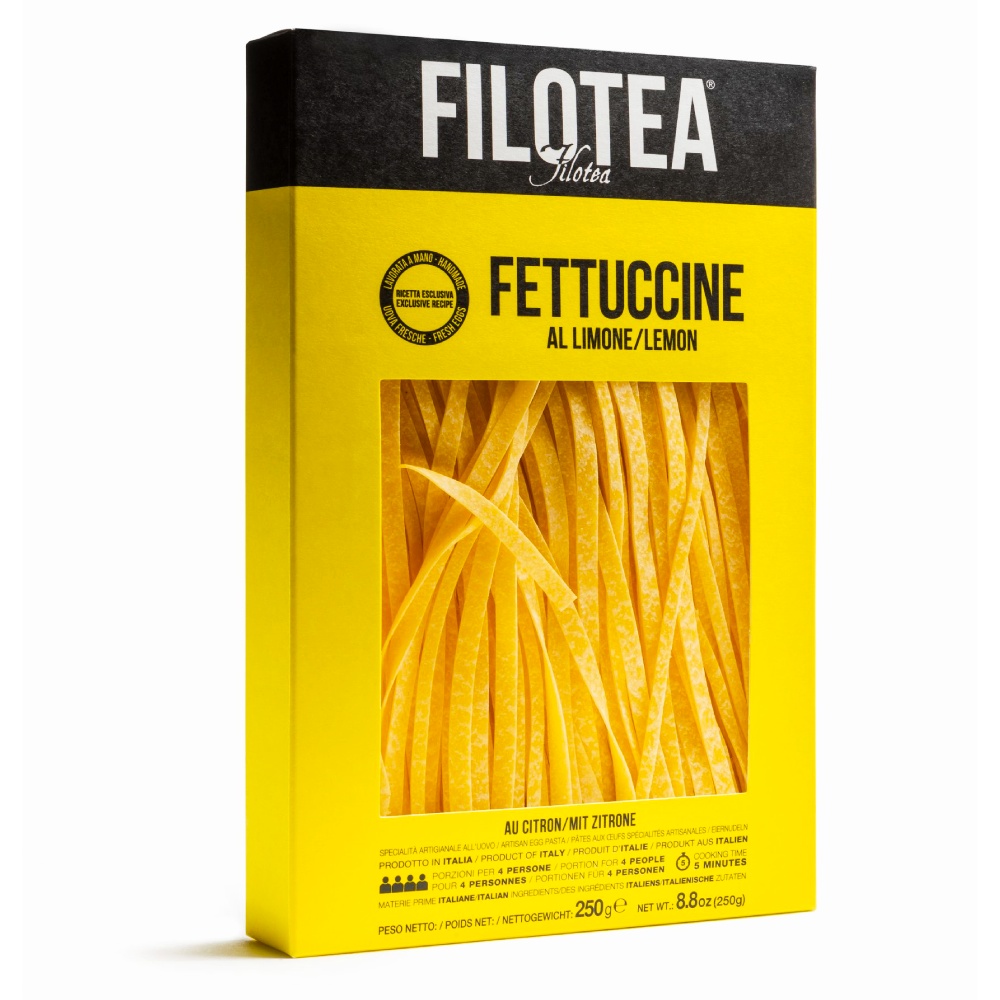 Паста Феттуччине яичная с лимоном из твердых сортов пшеницы Filotea, 250г паста феттуччине яичная со шпинатом из твердых сортов пшеницы filotea, 250г - filotea 86