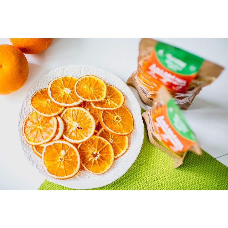 Сушеные фрукты апельсин натуральные, 70 гр