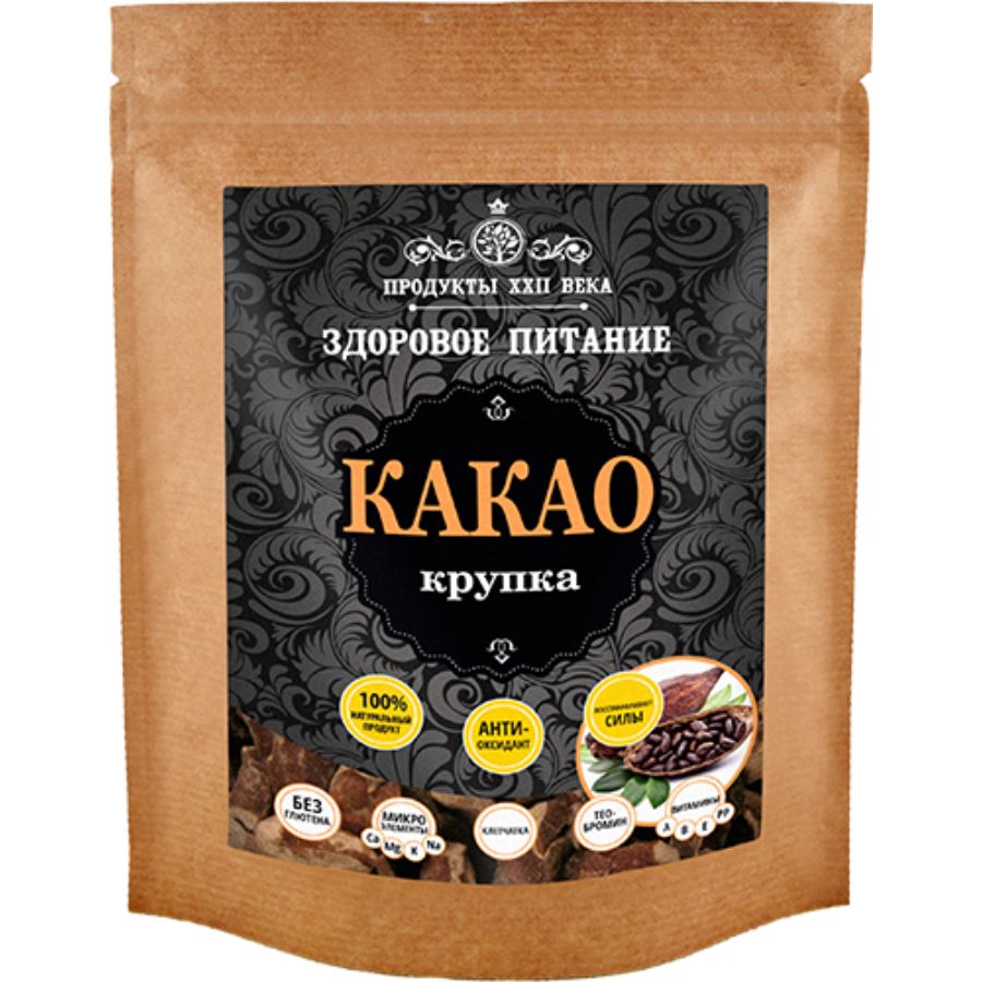 Какао крупка премиум Продукты XXII века, 100 гр