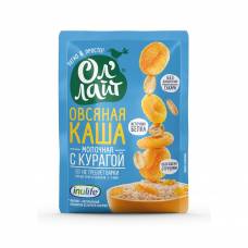 Овсяная каша молочная быстрого приготовления ОлЛайт с курагой, 40 гр