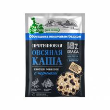 Овсяная каша быстрого приготовления Bionova, протеиновая с черникой, 40 гр