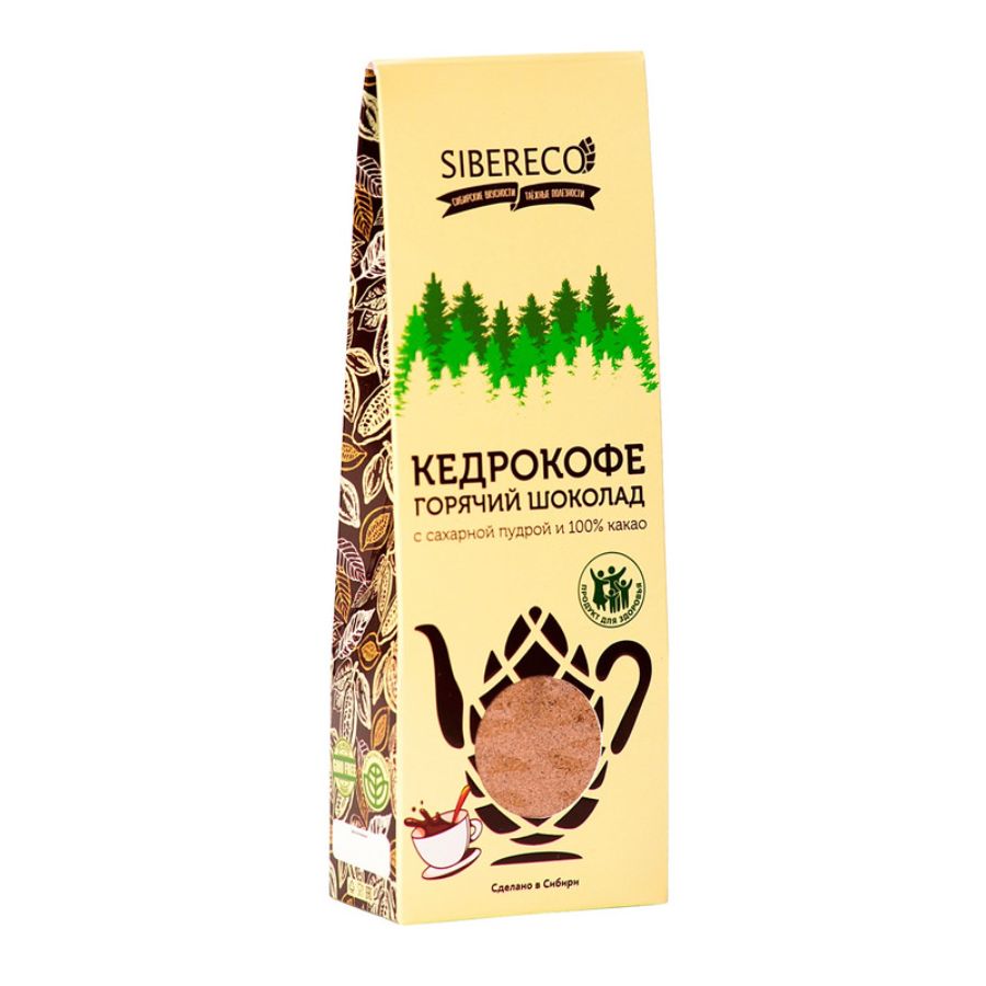Кедрокофе Горячий шоколад SIBERECO, 130 гр