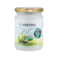Кокосовое масло первого холодного отжима Econutrena United Spices 100% органика, 500 мл