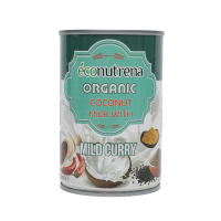 Кокосовое молоко c Карри органическое Econutrena, жирность 17%, 400 мл