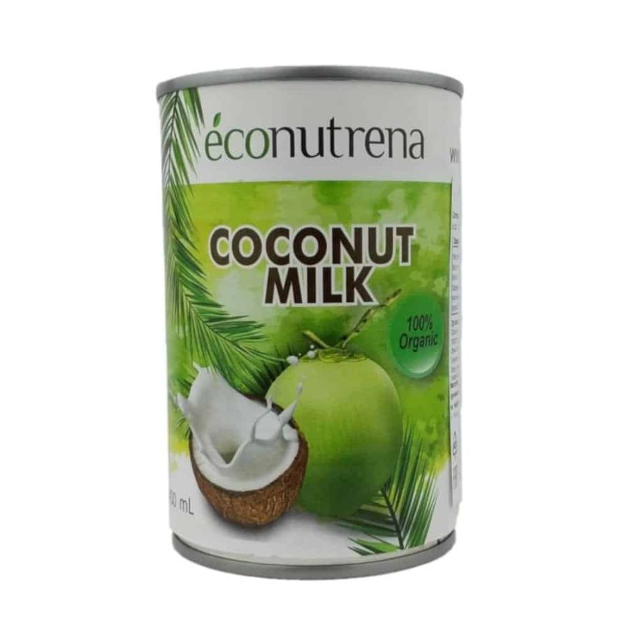 Кокосовое молоко органическое Econutrena, жирность 17%, 400 мл