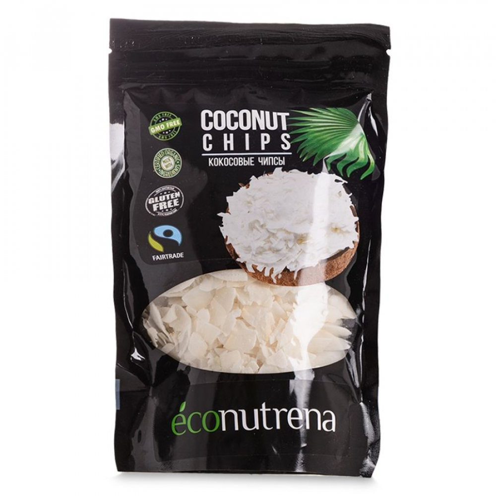 кокосовые чипсы econutrena, 150 гр - econutrena 103