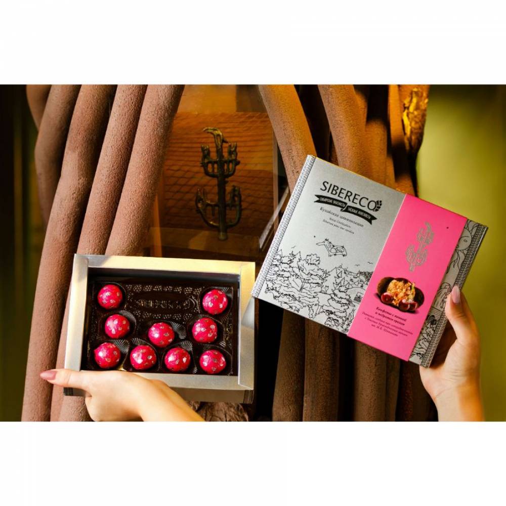 конфеты кедровые кулайская цивилизация вишня sibereco, 100 гр - sibereco 104