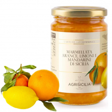 Конфитюр из Апельсина, Лимона и Мандарина Agrisicilia, 360 гр
