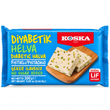 Тахинная (кунжутная) халва без сахара с фисташками Турция Koska, 200г