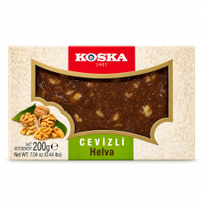 Тахинная (кунжутная) халва летняя с грецким орехом Турция Koska, 200г
