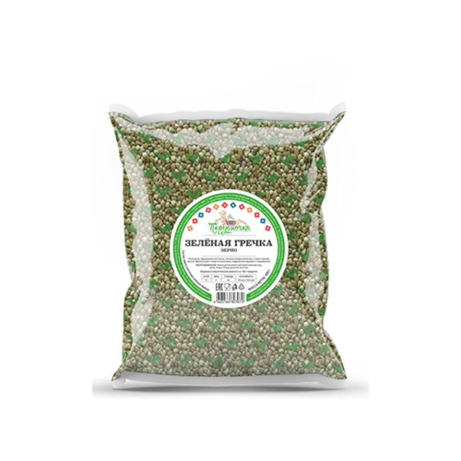 Зеленая гречка зерно Перуаночка, 400 гр