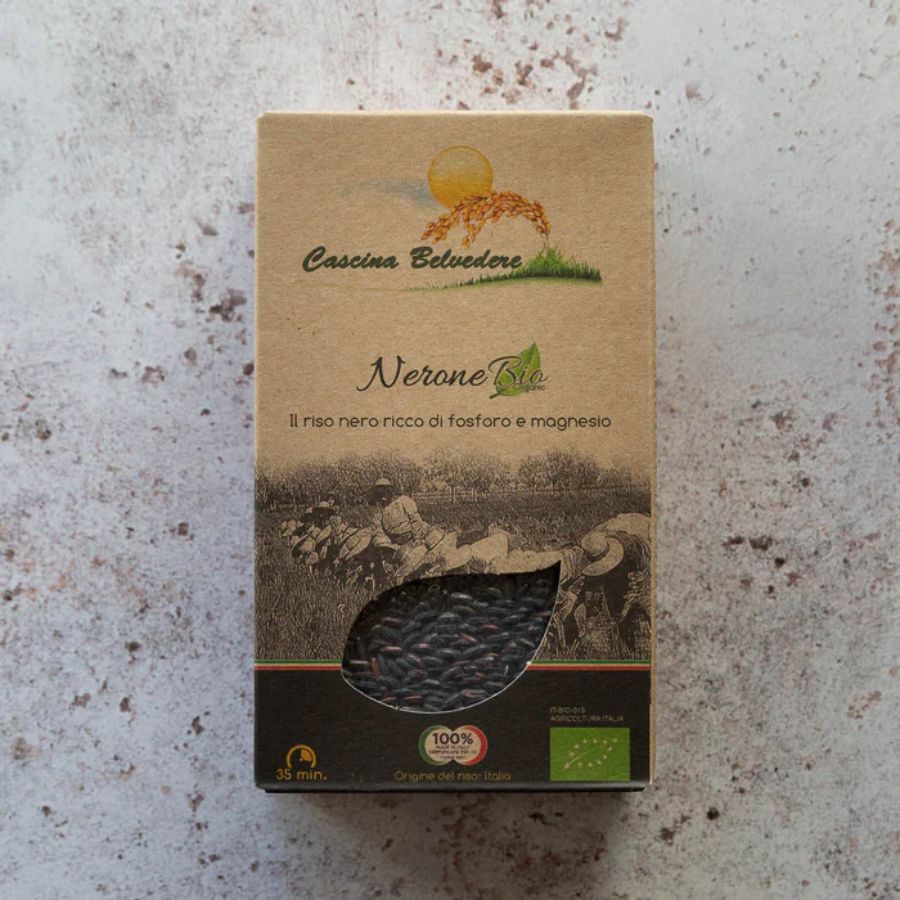 Рис органик без глютена Нероне черный Cascina Belvedere, 500 гр