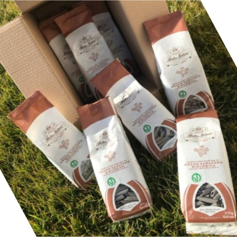 Макароны без глютена из гречихи Пенне Pasta Natura, 250 гр