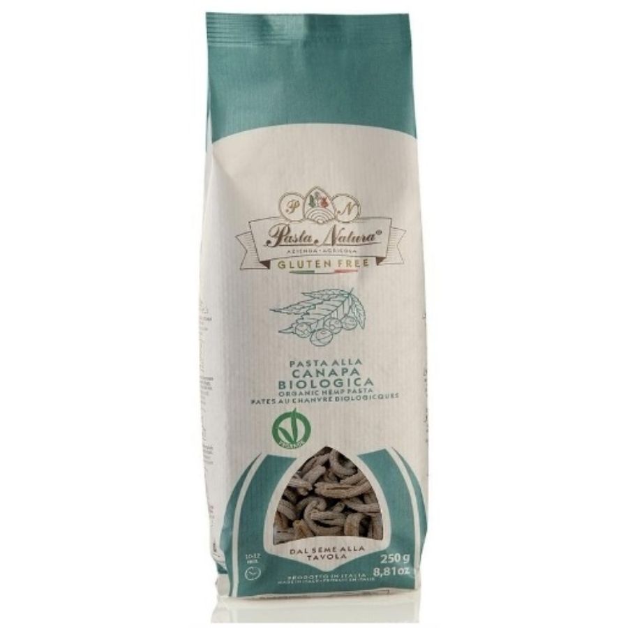 Макароны без глютена из кукурузы и риса с коноплей Казареччиа Pasta Natura, 250 гр
