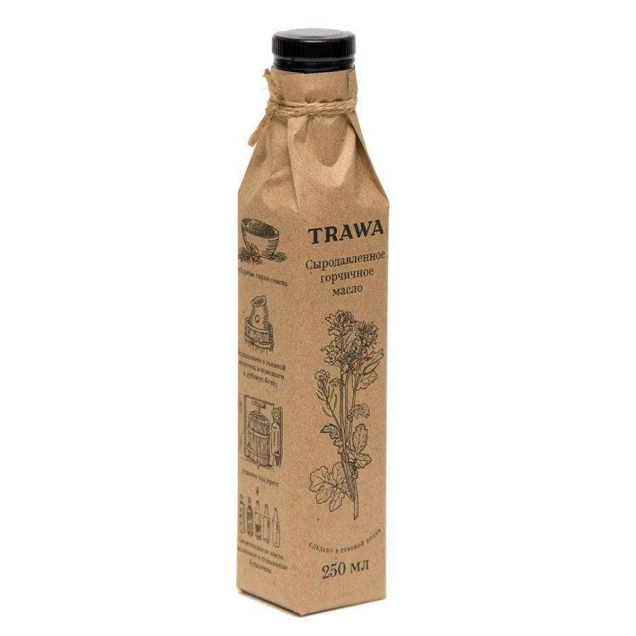 Масло горчичное сыродавленное TRAWA, 250 мл